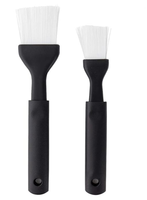 RamPro Plastic Basting Brush Black Food Grade Pastry Brush Set Heat Resistant Sauce Kitchen Brush for Baking and Cooking Pack of 2 - Image 4